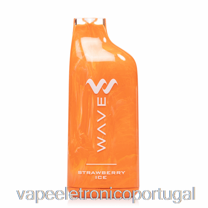 Vape Eletrônico Wavetec Wave 8000 Descartável Morango Ice